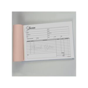 Cosco® Service Invoice Form Book with Slip, Artistic, 5 3/8" x 8 1/2", 3-Part, 50 sets (074008)