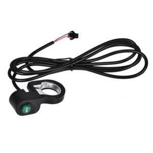 Demeras Horn Switch Button Plastic Horn Switch Button Accessory for Electric Bike Scooter