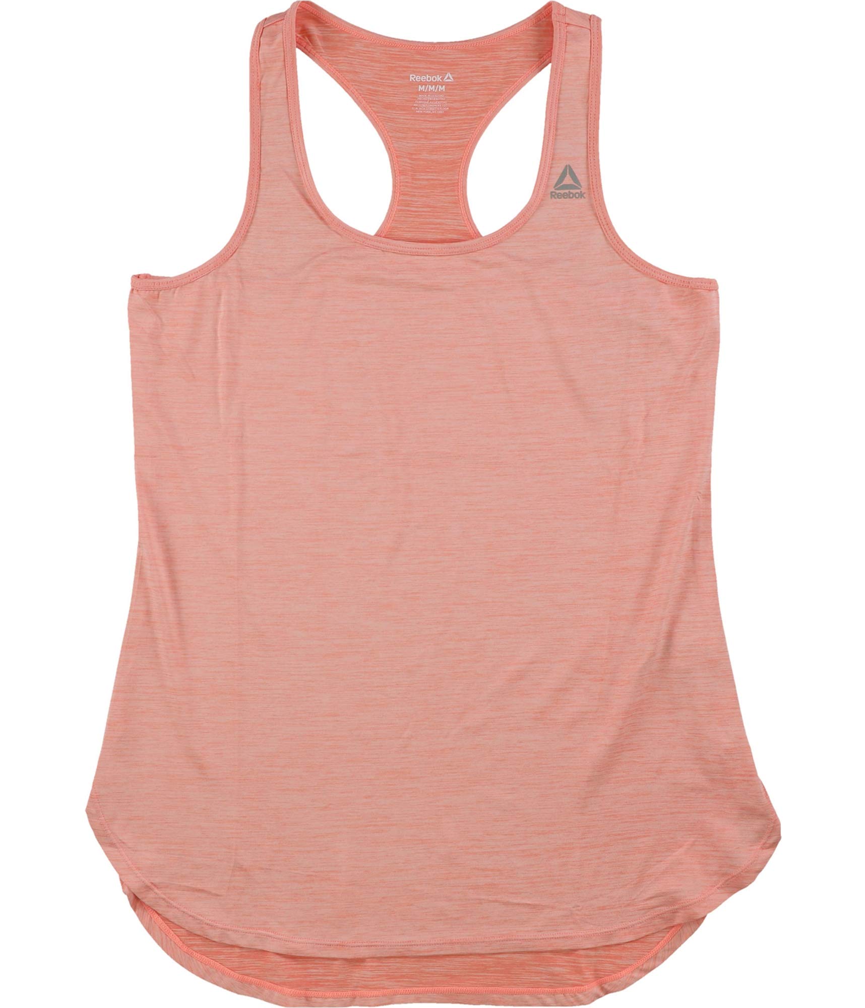 Reebok Womens Singlet Racerback Tank Top, Orange, X-Large