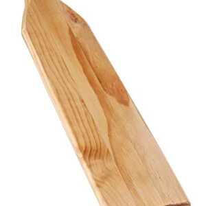 Seachoice 7 Ft. Wood Oar, New Zealand Pine Construction, 22-7/8x4-5/16x15/16. Blade, Comfort Grip, Clear Finish