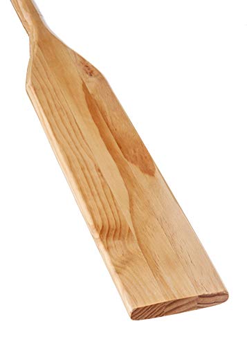 Seachoice 7 Ft. Wood Oar, New Zealand Pine Construction, 22-7/8x4-5/16x15/16. Blade, Comfort Grip, Clear Finish