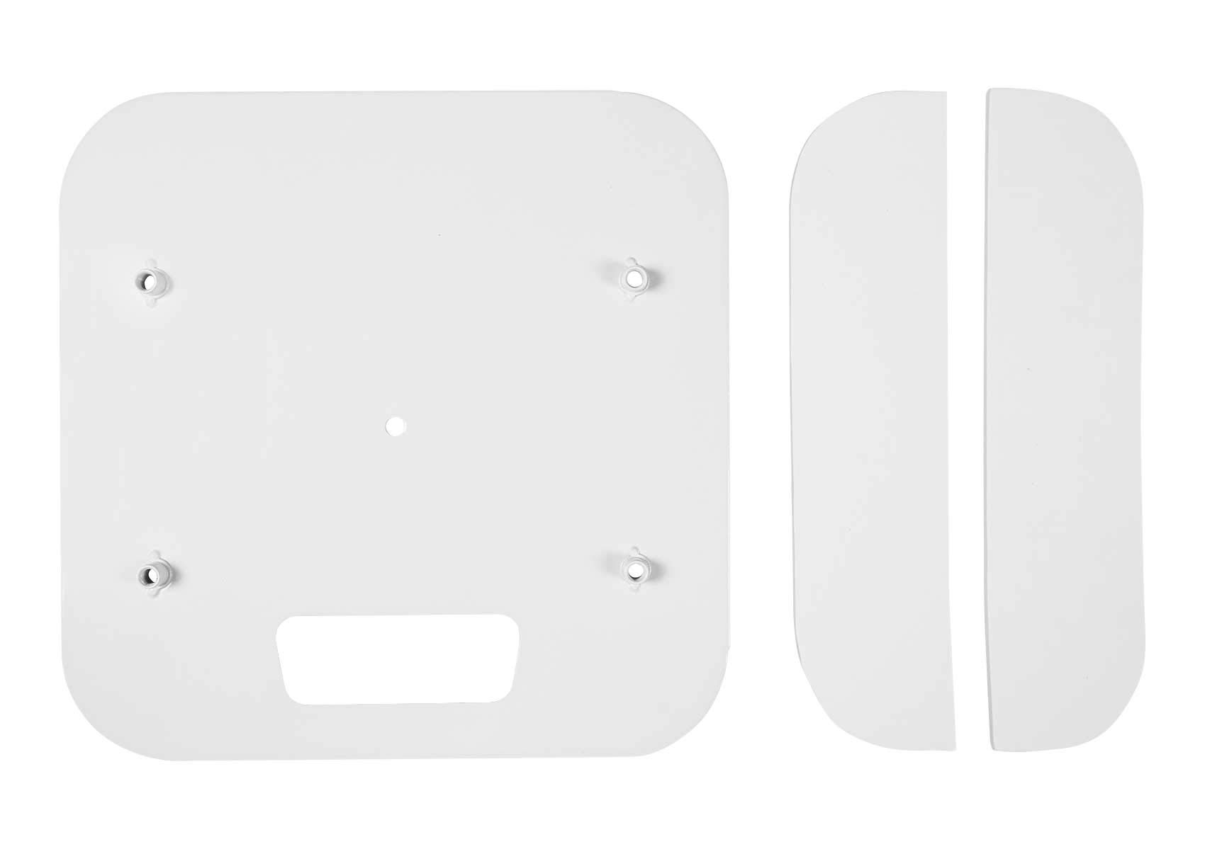 Rockville Top+Bottom Totem Plates to Make RTP32B/RTP82B into White Stands