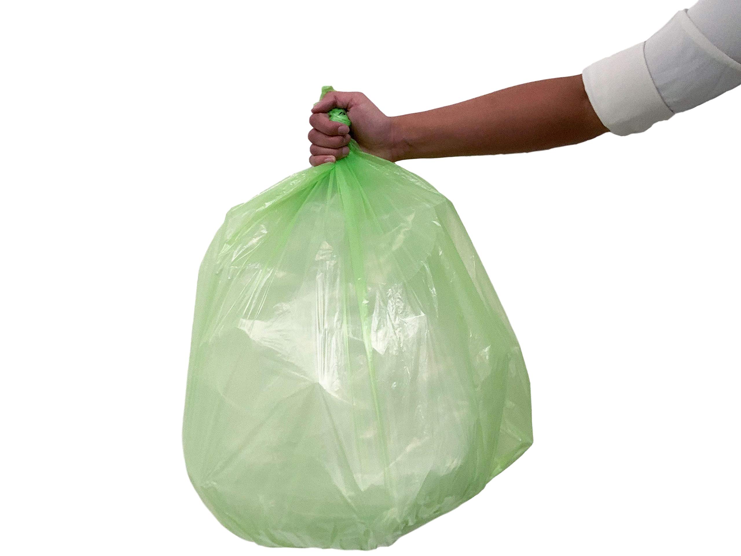 Reli. Biodegradable 6-10 Gallon Trash Bags | 150 Count | ASTM D6954 | Green | Eco-Friendly | Oxobiodegradable Under Certain Conditions (See Product Description)