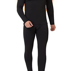 CL convallaria Long Johns Thermal Underwear for Men Fleece Lined Base Layer Set Top and Bottom for Cold Weather XS-4XL