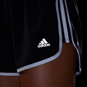 adidas Women's Marathon 20 Shorts, Black/White, X-Large