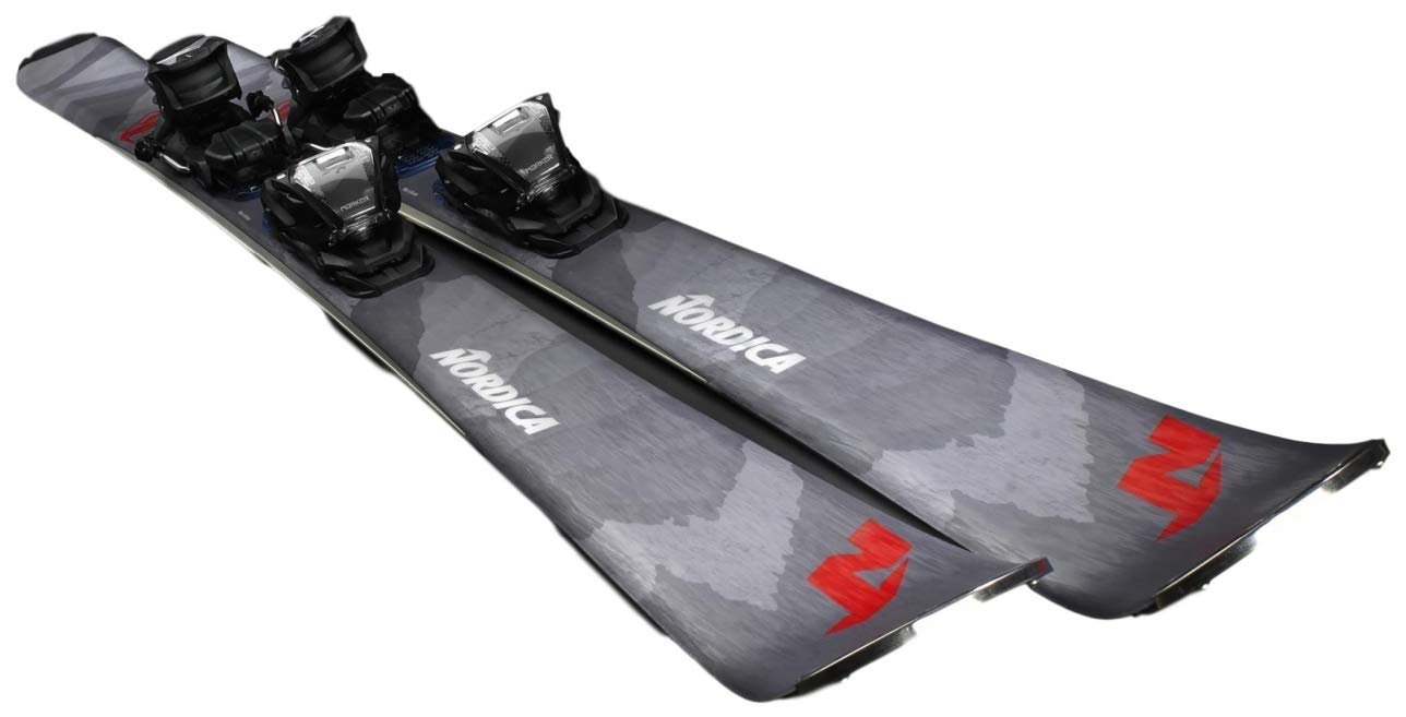 NORDICA Men Navigator 75 Ca with Tp2 Compact 10 Fdt Binding Skis, Color: Black/Red, Size: 162 (0A0288SA001-162)