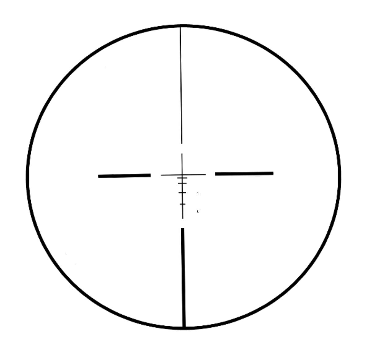 Aimpro Compact Prism Rifle Scope Small Durable and Precise 3.5 x 30mm Etched Illuminated Reticle