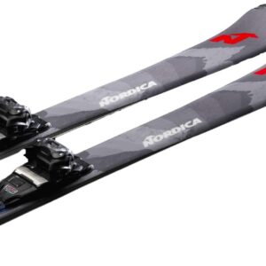 NORDICA Men Navigator 75 Ca with Tp2 Compact 10 Fdt Binding Skis, Color: Black/Red, Size: 162 (0A0288SA001-162)