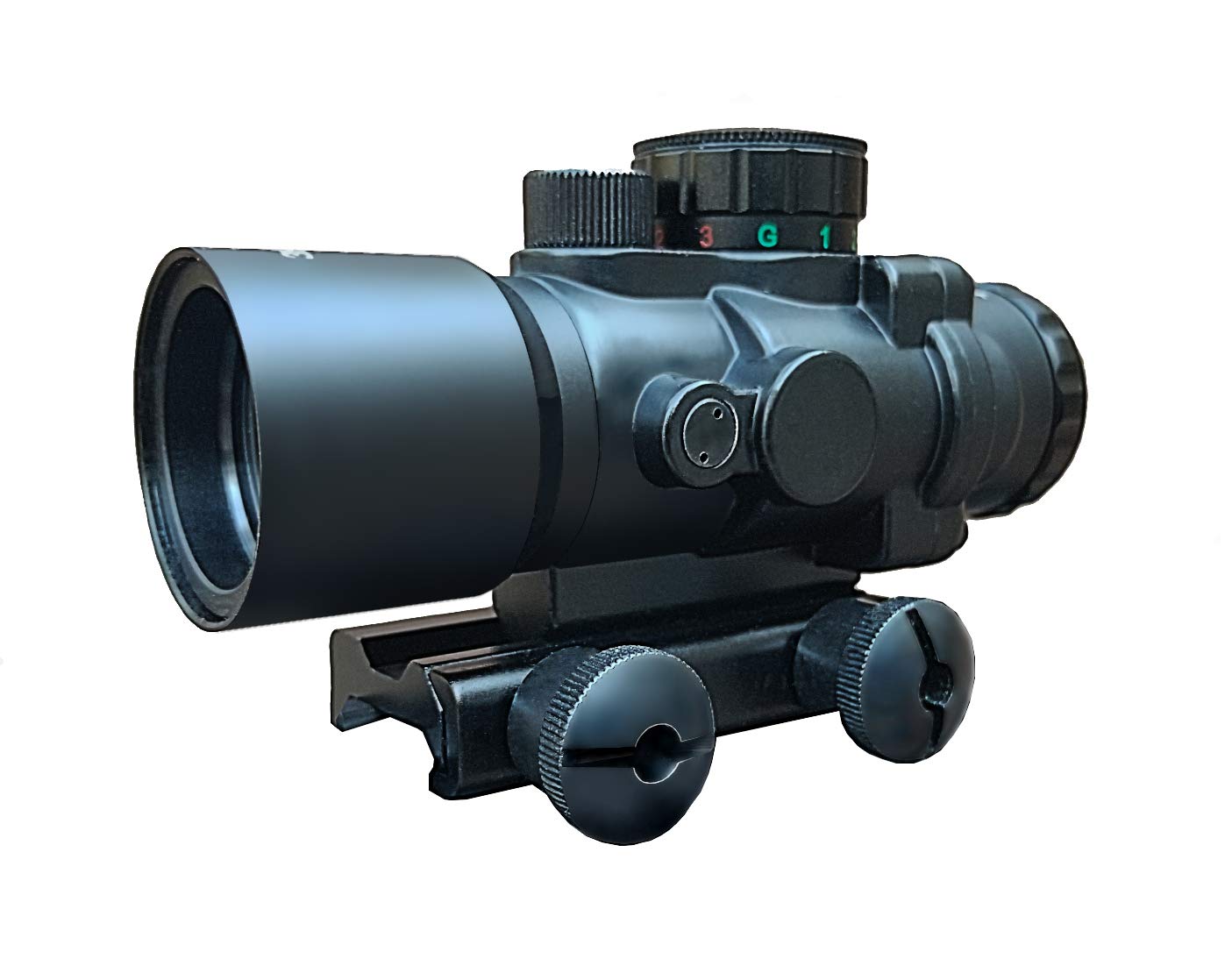 Aimpro Compact Prism Rifle Scope Small Durable and Precise 3.5 x 30mm Etched Illuminated Reticle