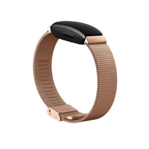 Fitbit Inspire 2, Stainless Steel Mesh, Rose Gold Stainless Steel, One Size