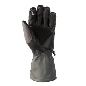 Mobile Warming Slope Style Heated Gloves Unisex 7.4 Volt Gray Medium