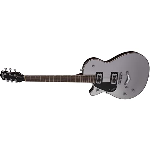 Gretsch G5230 Electromatic Jet FT Single-Cut Airline Silver LEFTY w/V-Stoptail