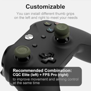 Skull & Co. Protective Thumb Grips, Set of 6 - Black, for Xbox Controller