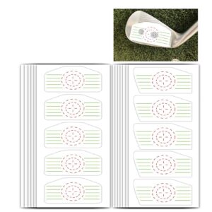 Remarkable Golf Impact Tape Labels - 210 Pcs Golf Impact Stickers/Golf Club Tape for Swing Training Irons Putters and Woods