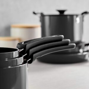 Tramontina Gray Nesting 6 Pc Nonstick Sauce Pan Set