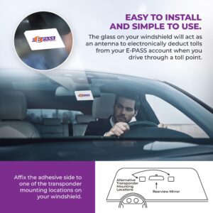 E-PASS Electronic Toll Sticker; Prepaid toll program, works on all roads in FL, GA, NC