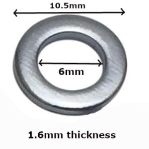 Steel Tension Rod Washers for Drums - (100 Pack)