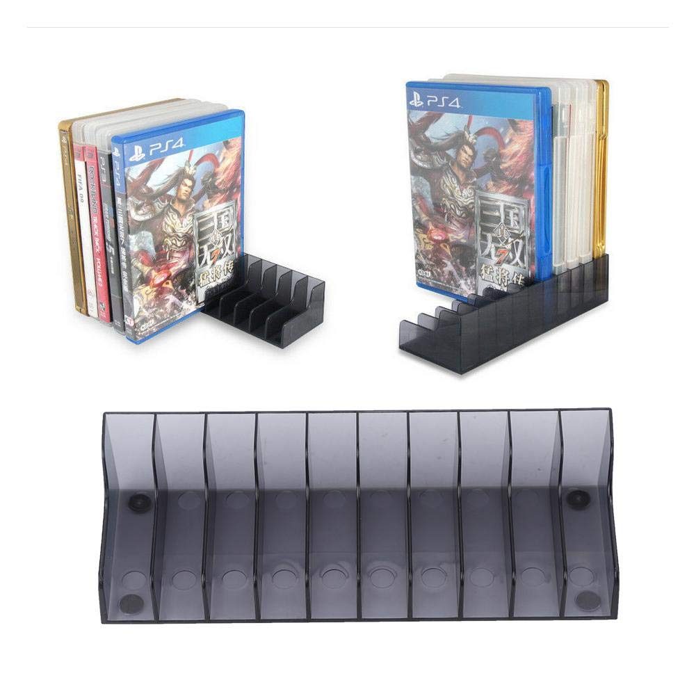 Socobeta 2 Pcs Game Card Box Large Capacity Game CD Storage Bracket Compatible with /SLIM/PRO