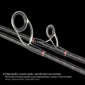 Rosewood 1.5m/1.68m/1.8m/2.1m Ultra Light Solid tip Spinning Fishing Rod Casting Poles (Casting Rod, 2.1m)