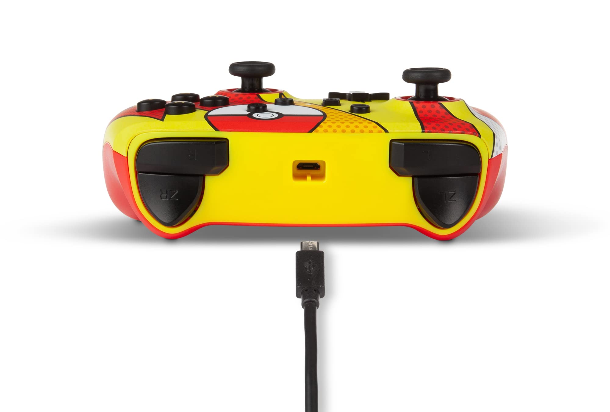 NINTENDO SWITCH PIKACHU POP ART WIRED ENHANCED CONTROLLER [POWER A]