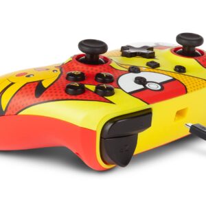 NINTENDO SWITCH PIKACHU POP ART WIRED ENHANCED CONTROLLER [POWER A]