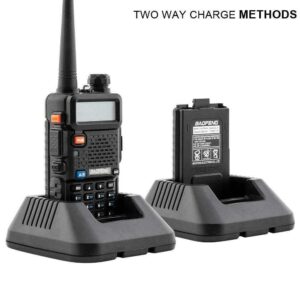 NSKI UV-5R UHF VHF Dual Band Two Way Ham Radio Walkie Talkie