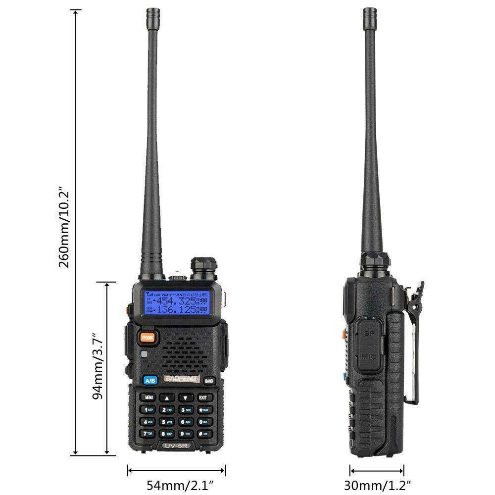 NSKI UV-5R UHF VHF Dual Band Two Way Ham Radio Walkie Talkie