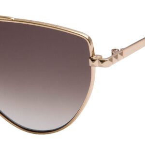 Rebecca Minkoff Women's Stevie 2/S Aviator Sunglasses, Light Gold, 55mm, 17mm