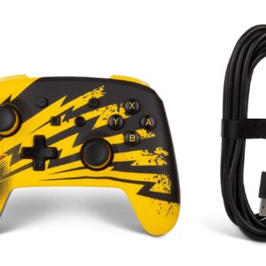 PowerA Pokemon Enhanced Wired Controller for Nintendo Switch - Pikachu Lightning - Nintendo Switch