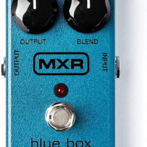 MXR M103 Blue Box Octave Fuzz Bundle with 9-volt Power Supply