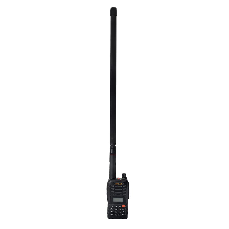 UAYESOK Dual Band 144/430MHz BNC Antenna VHF UHF 2M/70CM 2 Way Radio Antenna for Vertex HR146 HX300 HX320 HX400 IC-V8 IC-V80 IC-V82 Kenwood TK300 TK310 TK320 Walkie Talkie