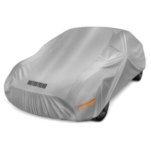 motor trend safekeeper all weather car cover - advanced protection formula - waterproof 6-layer for outdoor use, for sedans up to 170" l (oc-642n)