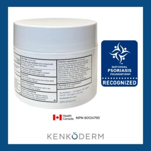 Kenkoderm Psoriasis Moisturizing Cream - 10 oz | 1 Jar | Dermatologist Developed | Fragrance + Color Free (1 Jar)