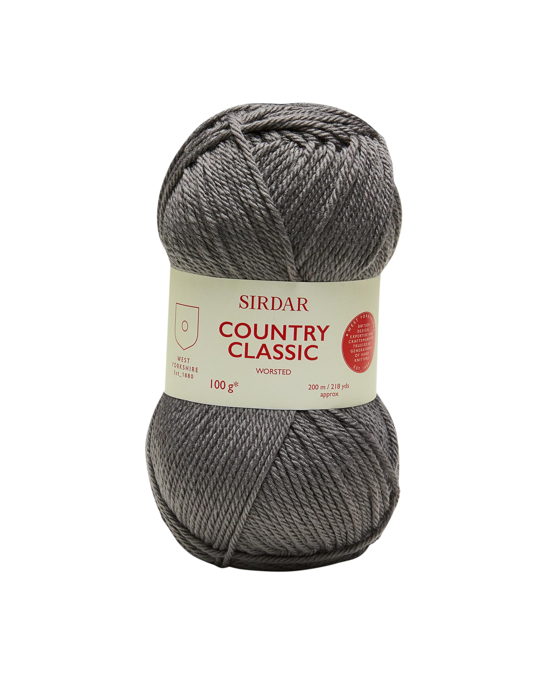 Sirdar Country Classic Worsted, Pewter (663), 100g