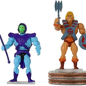 World's Smallest Masters of The Universe Bundle Set of 2 Mini Figures - He-Man and Skeletor