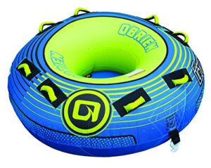 o'brien super letube 2 person towable tube, blue, one size