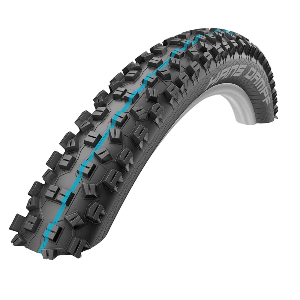 SCHWALBE - Hans Dampf All Terrian and All MTB Tubeless Folding Bike Tire | 29 x 2.6 | EvolutionLine, Addix Speedgrip | Black