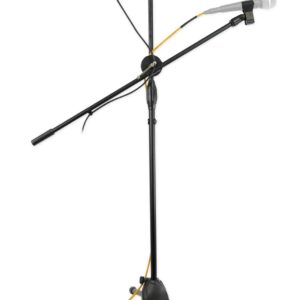 Rockville GIGSTAND Dual Microphone Stand with (2) Mic Clips and Detachable Boom