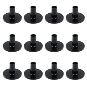 Bitray 12pcs Cymbal Stand Sleeves Drum Sleeve Plastic Felt Sleeve Set Drum Accessories