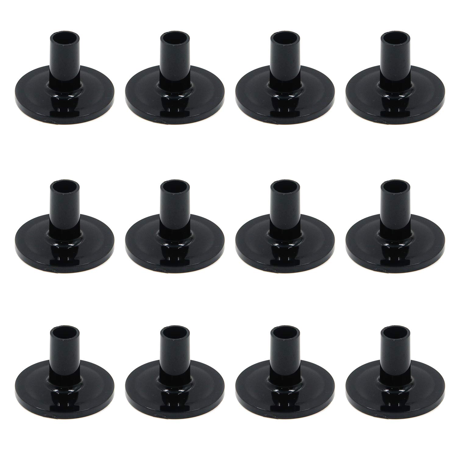 Bitray 12pcs Cymbal Stand Sleeves Drum Sleeve Plastic Felt Sleeve Set Drum Accessories