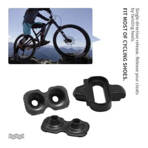 U3store 2 Set of Bike Cleats 14° Rotate Adjust Replacement for Shimano SPD Spinning Indoor/Mountain Bike Bicycle Cleat Kit