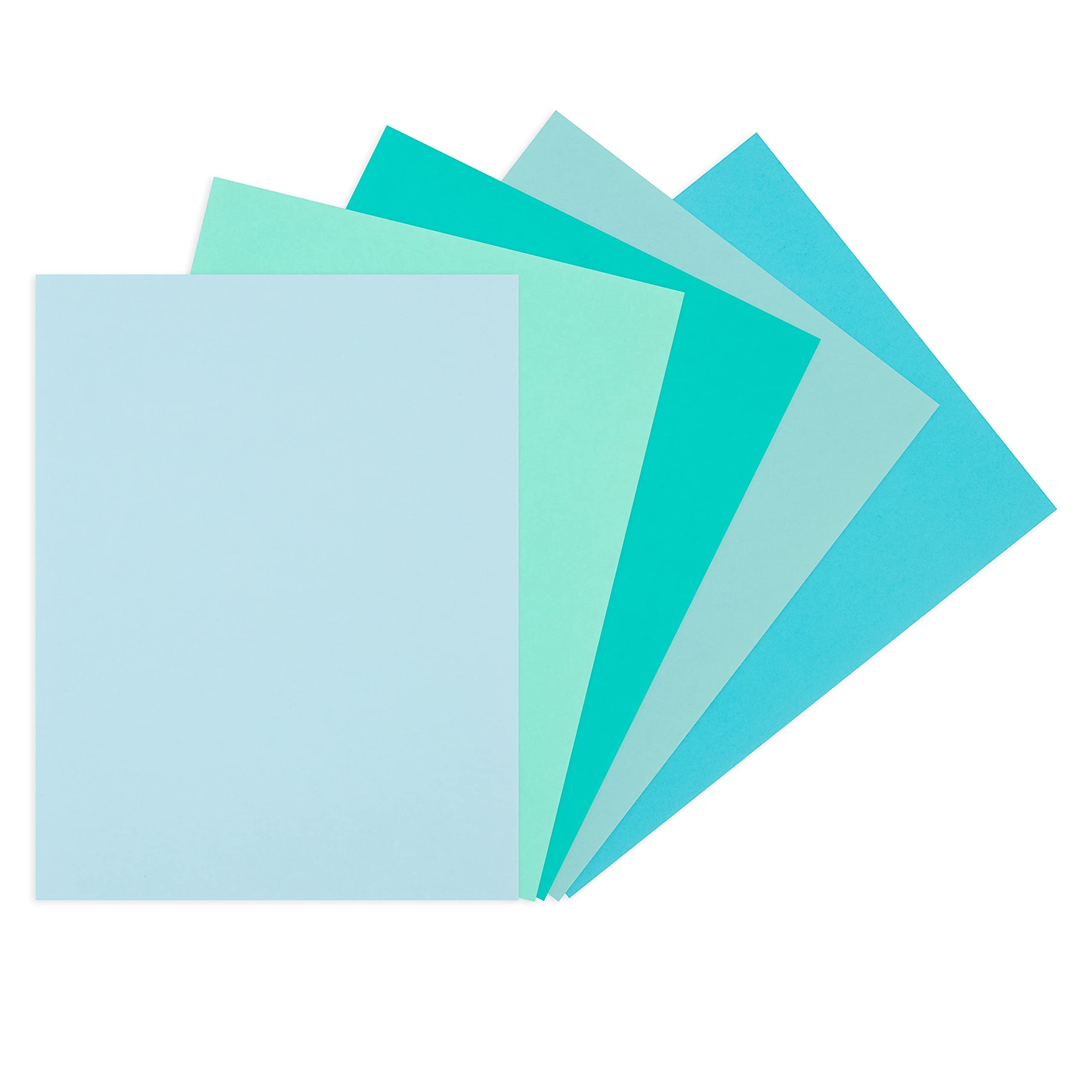 50 Sheets 8.5” x 11” Mint Hues Cardstock Paper by Recollections - Acid and Lignin Free Paper for Scrapbooks, Arts & Crafts - 1 Pack