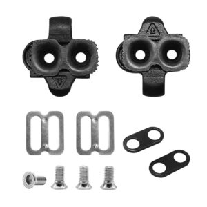 u3store 2 set of bike cleats 14° rotate adjust replacement for shimano spd spinning indoor/mountain bike bicycle cleat kit