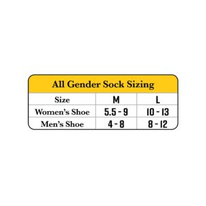 Maggie's Organics - Organic Wool Urban Hiker Crew Socks - 1 Pair Unisex (Black-Large)