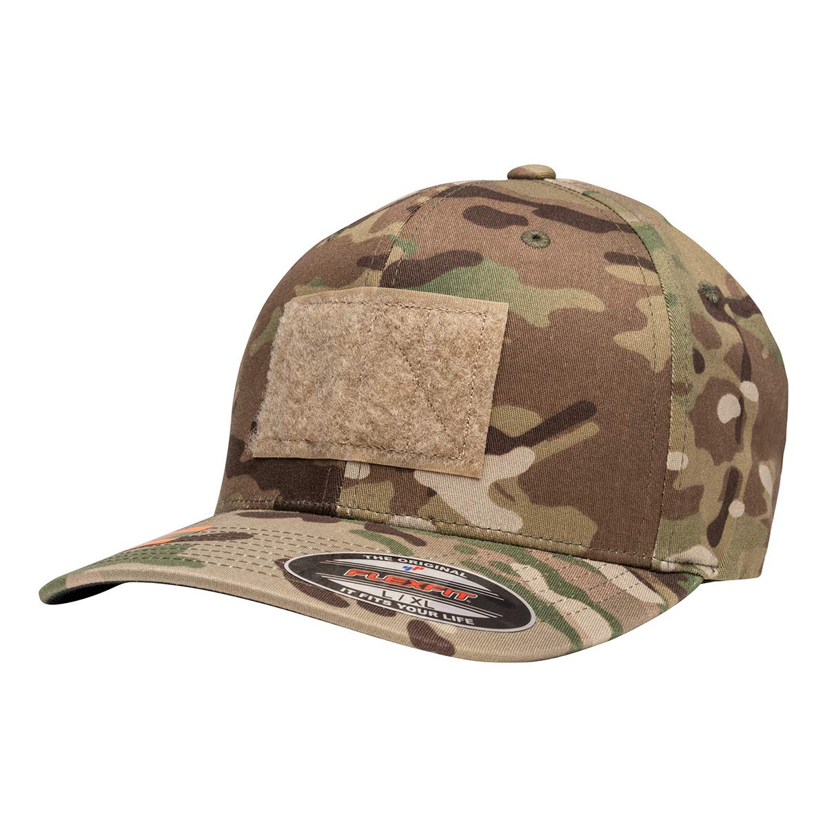 E6G Fitted Flexfit Tactical Operator Hat with Hook & Loop - Multicam Hat - S/M