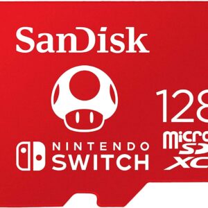 SanDisk 128GB Nintendo Switch Micro SD Card/Switch Lite Memory Card 128 GB High Speed (SDSQXAO-128G-GNCZN) Bundle with 1 TF/MicroSDXC Card Reader