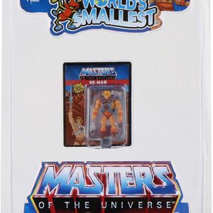 World's Smallest Masters of The Universe Bundle Set of 2 Mini Figures - He-Man and Skeletor