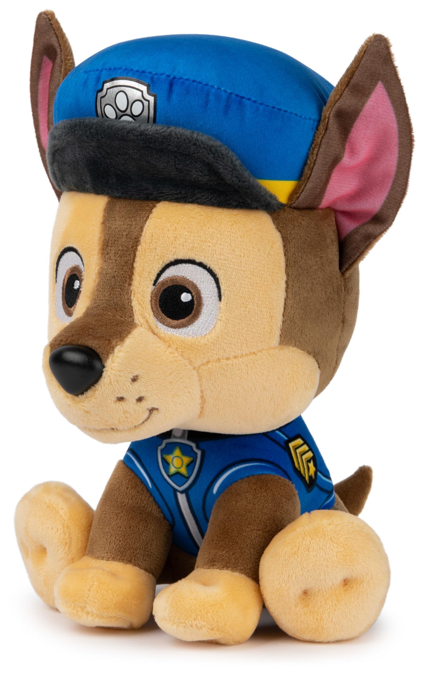 Paw Patrol Chase in Signature Police Officer Uniform Plush Stuffed Animal Dog, 9"