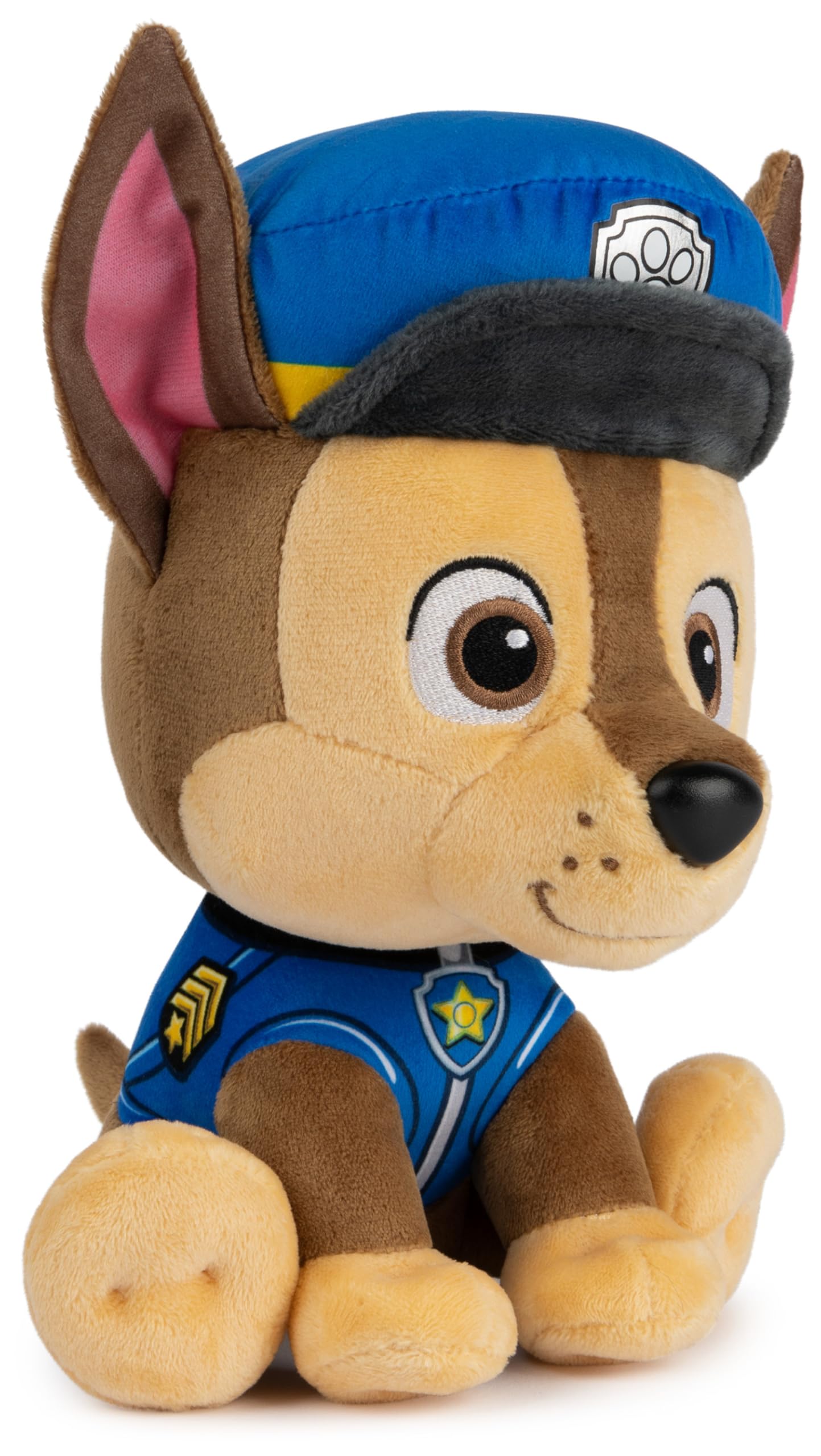 Paw Patrol Chase in Signature Police Officer Uniform Plush Stuffed Animal Dog, 9"