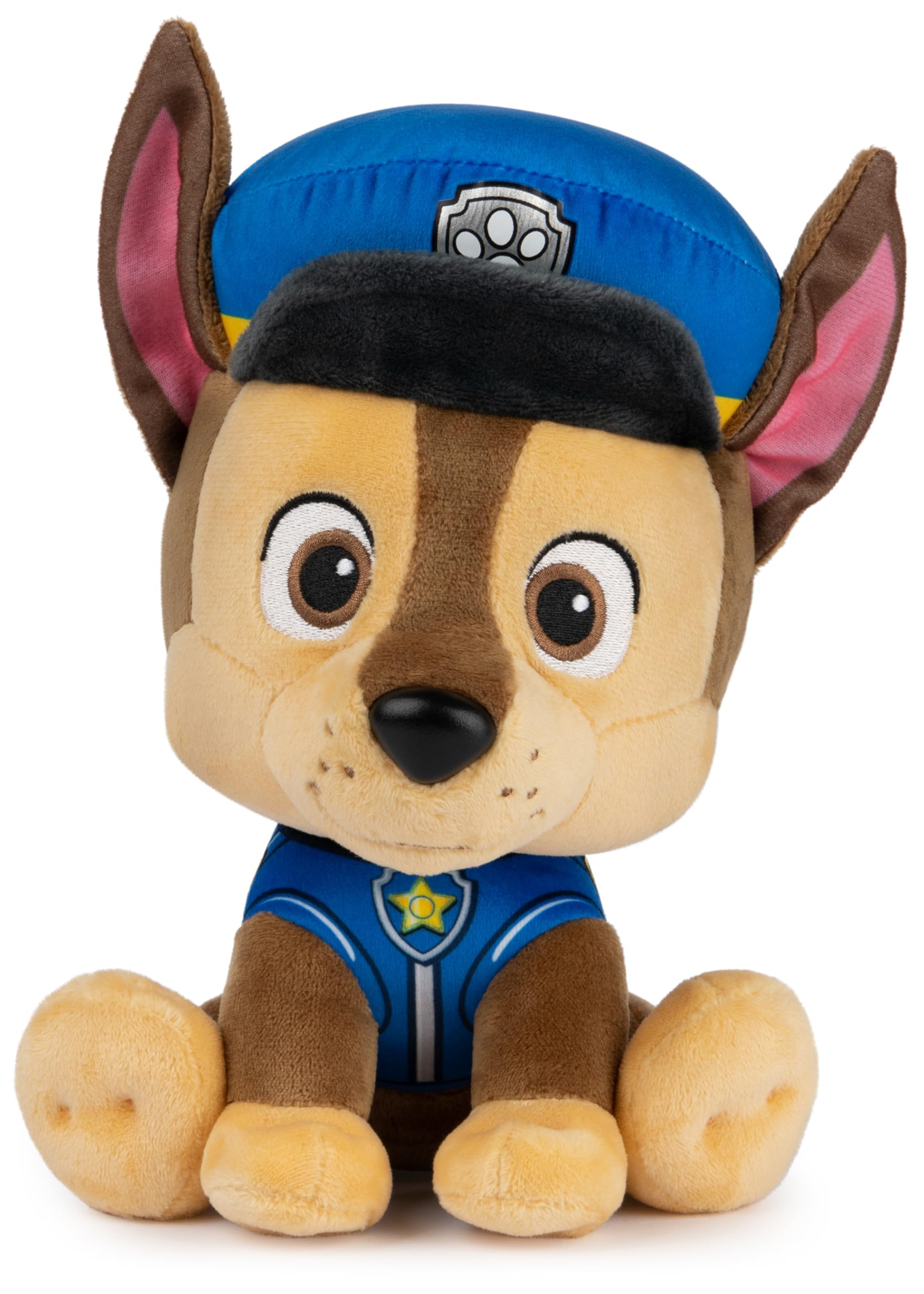 Paw Patrol Chase in Signature Police Officer Uniform Plush Stuffed Animal Dog, 9"